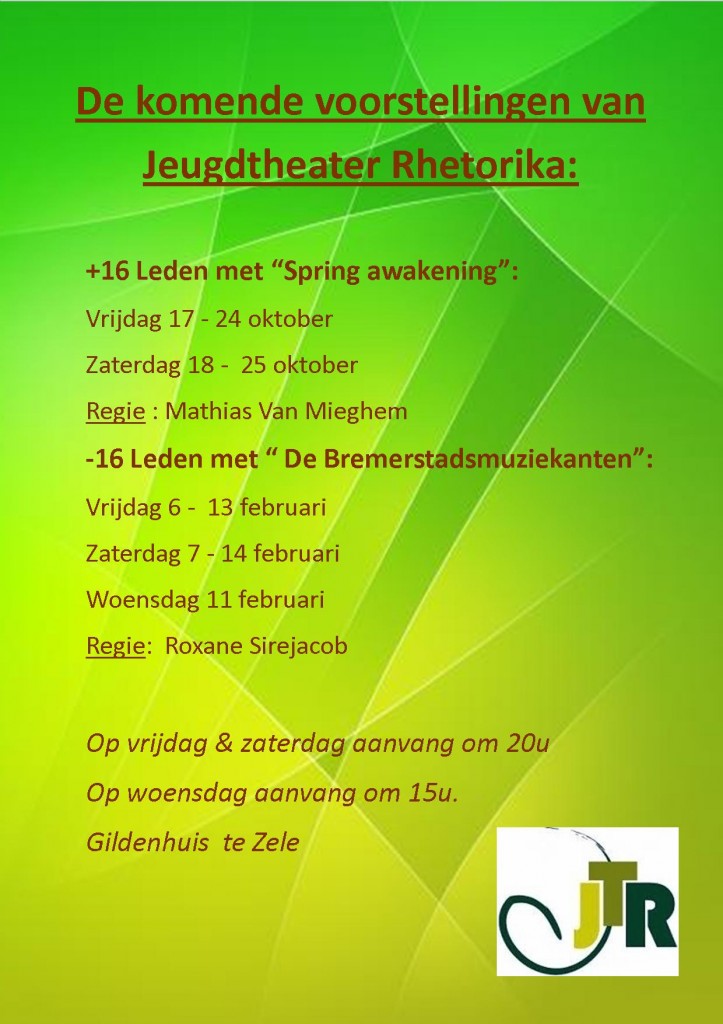 flyer + aff voorstellingen